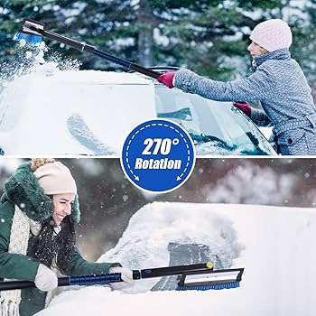 SEG Direct スノーブラシ 拡張可能スキージ アイススクレーパー Amazon.co.jp: SEG Direct スノーブラシ 127CM 拡張可能スキージ